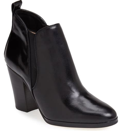 michael kors leather bootie sale